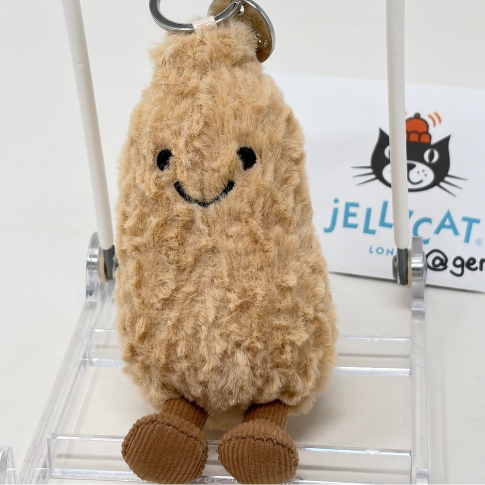 Jellycat Amuseables Peanut Bag Charm, NWT - Picture 2 of 10